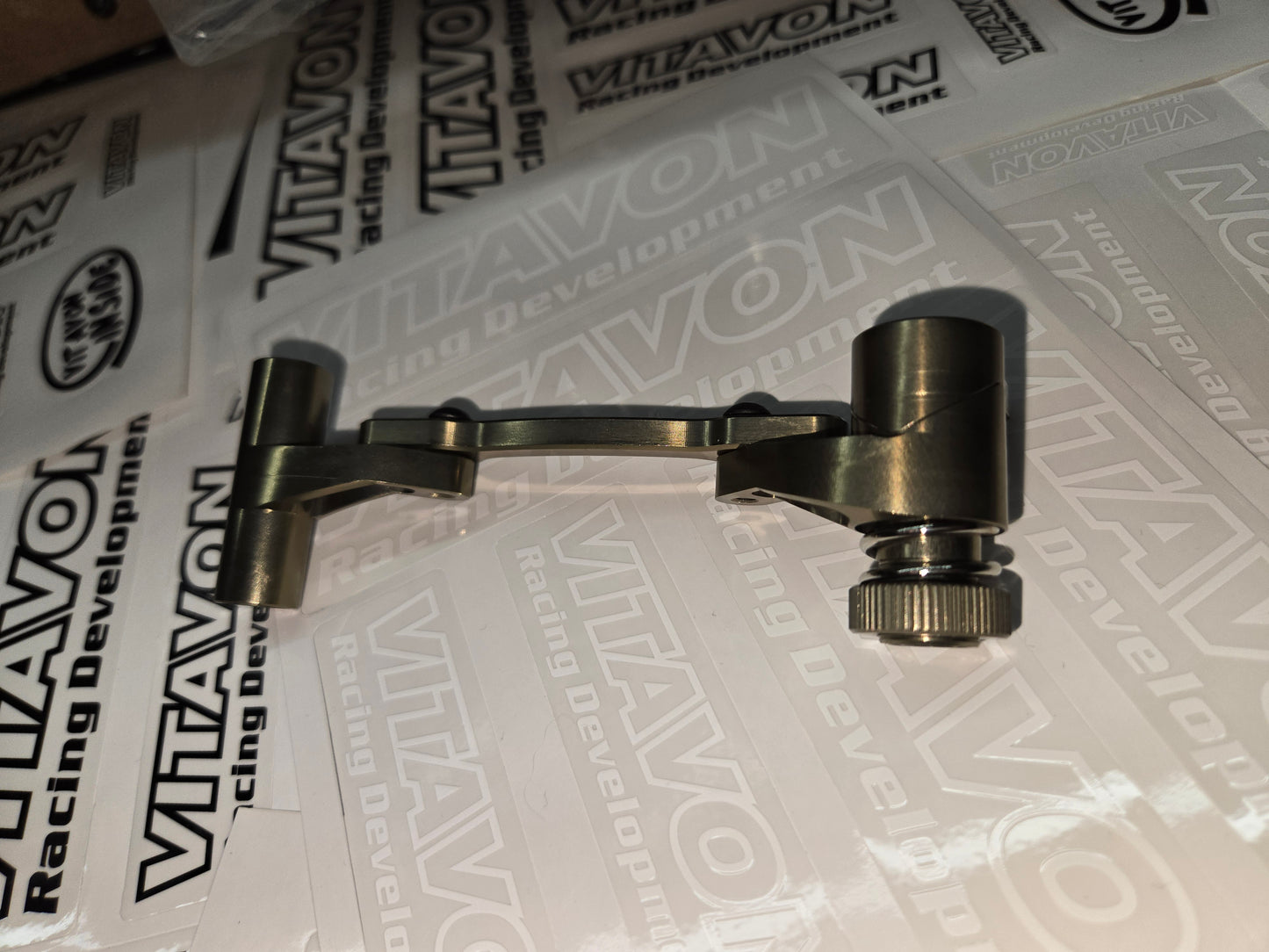 VITAVON CNC 7075 Servo Steering Bell Crank For Arrma 6S Kraton/ Mojave /Typhon/Big Rock BLX - Silver