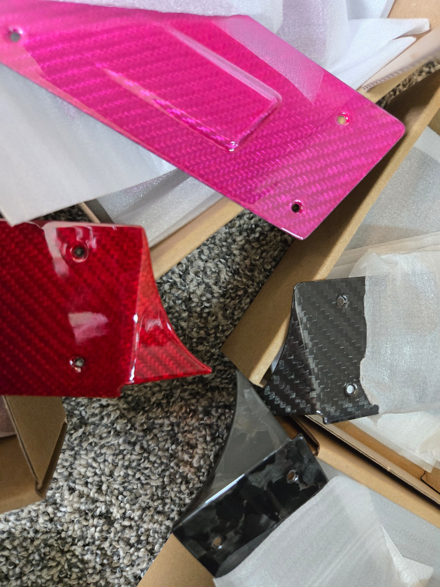 VITAVON Real Carbon Fiber Panel Set Body For Vanquish H10 Optic CF