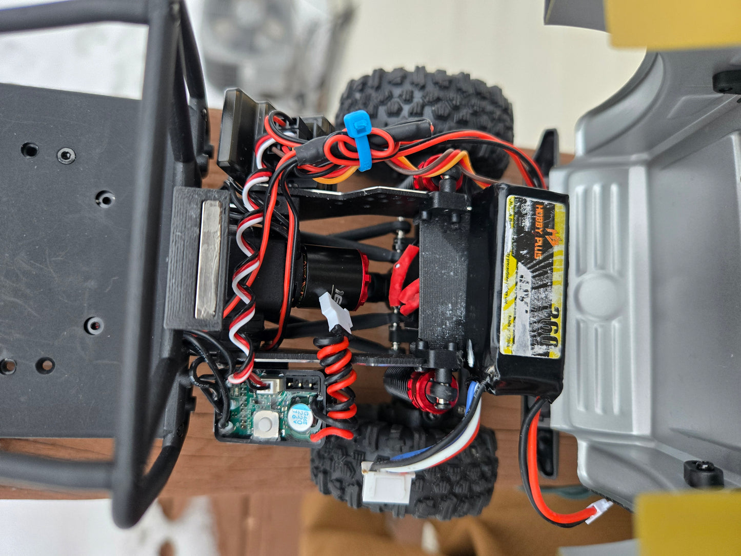 CR18P V3/V2 Trail Hunter B.O.A. (Battery Over Axle) Kit - Includes "Fused" Raised Body Mounts