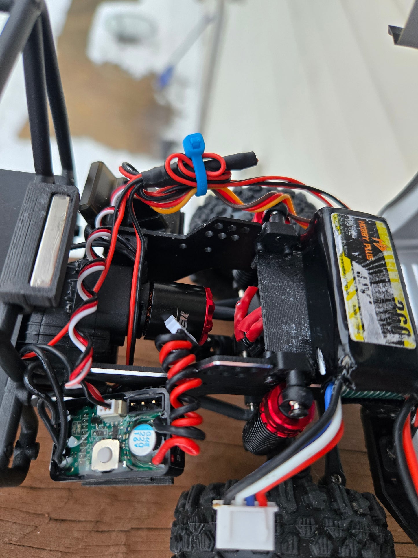 CR18P V3/V2 Trail Hunter B.O.A. (Battery Over Axle) Kit - Includes "Fused" Raised Body Mounts