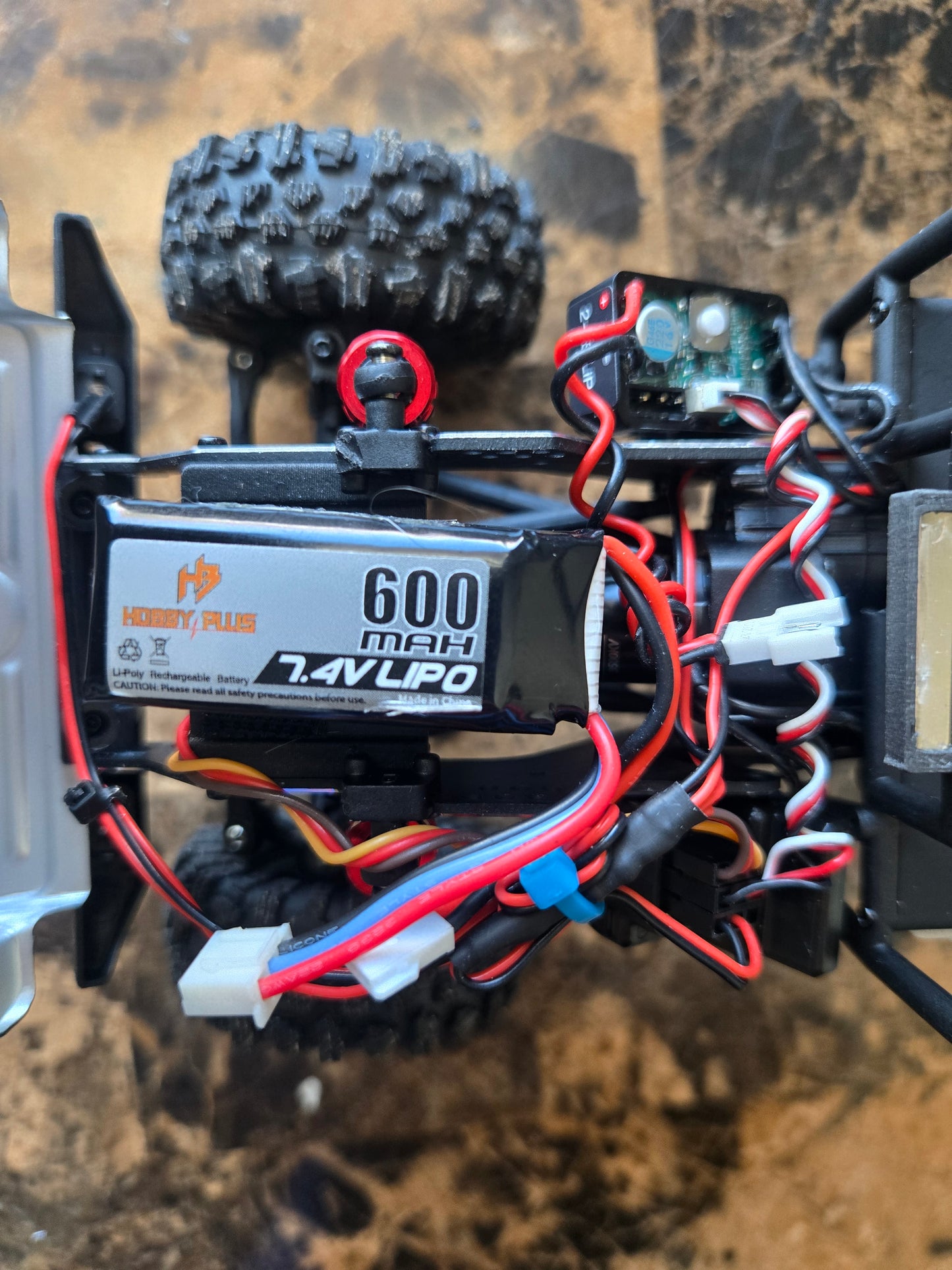 CR18P V3/V2 Trail Hunter B.O.A. (Battery Over Axle) Kit - Includes "Fused" Raised Body Mounts