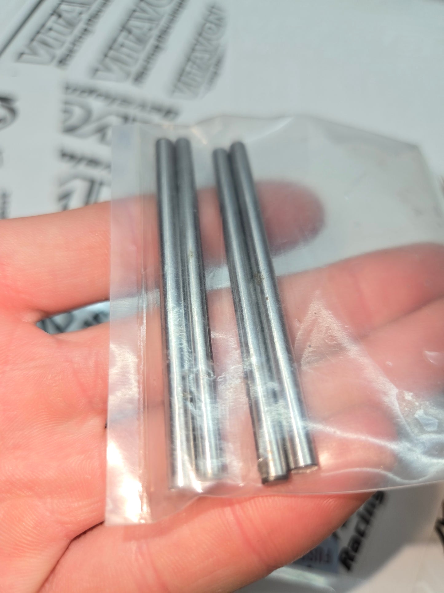 VITAVON HD Steel Hinge Pins Set For Arrma 6S - Silver