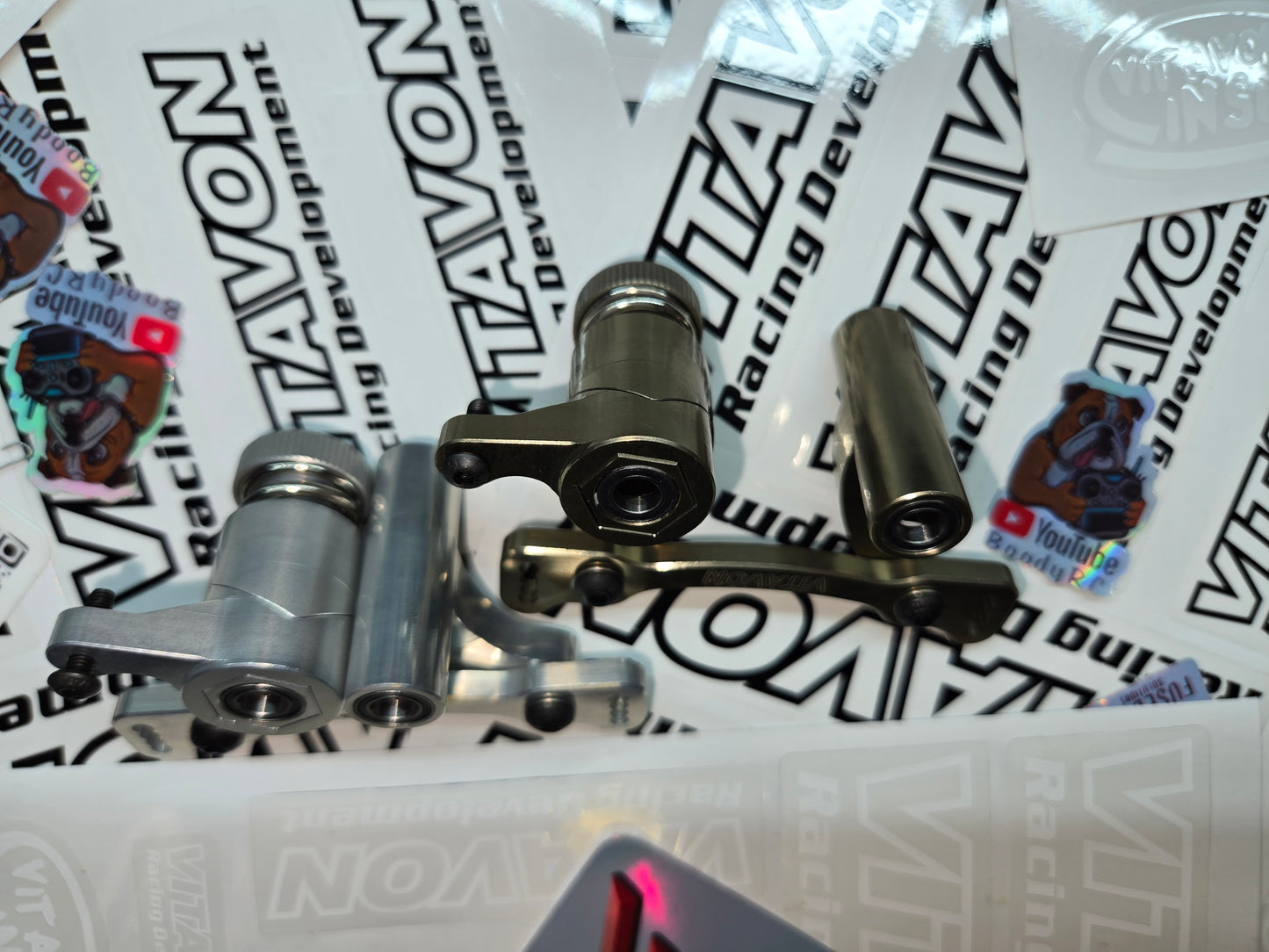 VITAVON CNC 7075 Servo Steering Bell Crank For Arrma 6S Kraton/ Mojave /Typhon/Big Rock BLX - Silver