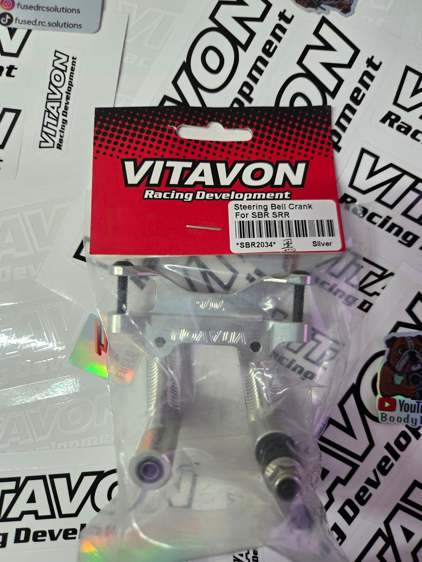 Vitavon SBR SRR 7075 Steering Bell Crank for Losi Super Baja Rey Super Rock Rey