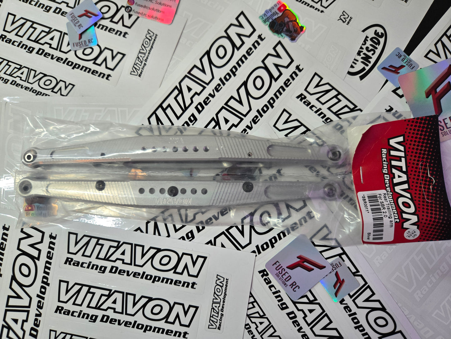 VITAVON Super Baja Rey 2.0 Alu Rear Trailing arm For Losi Super Baja Rey 2.0 1/6 - Vitavon