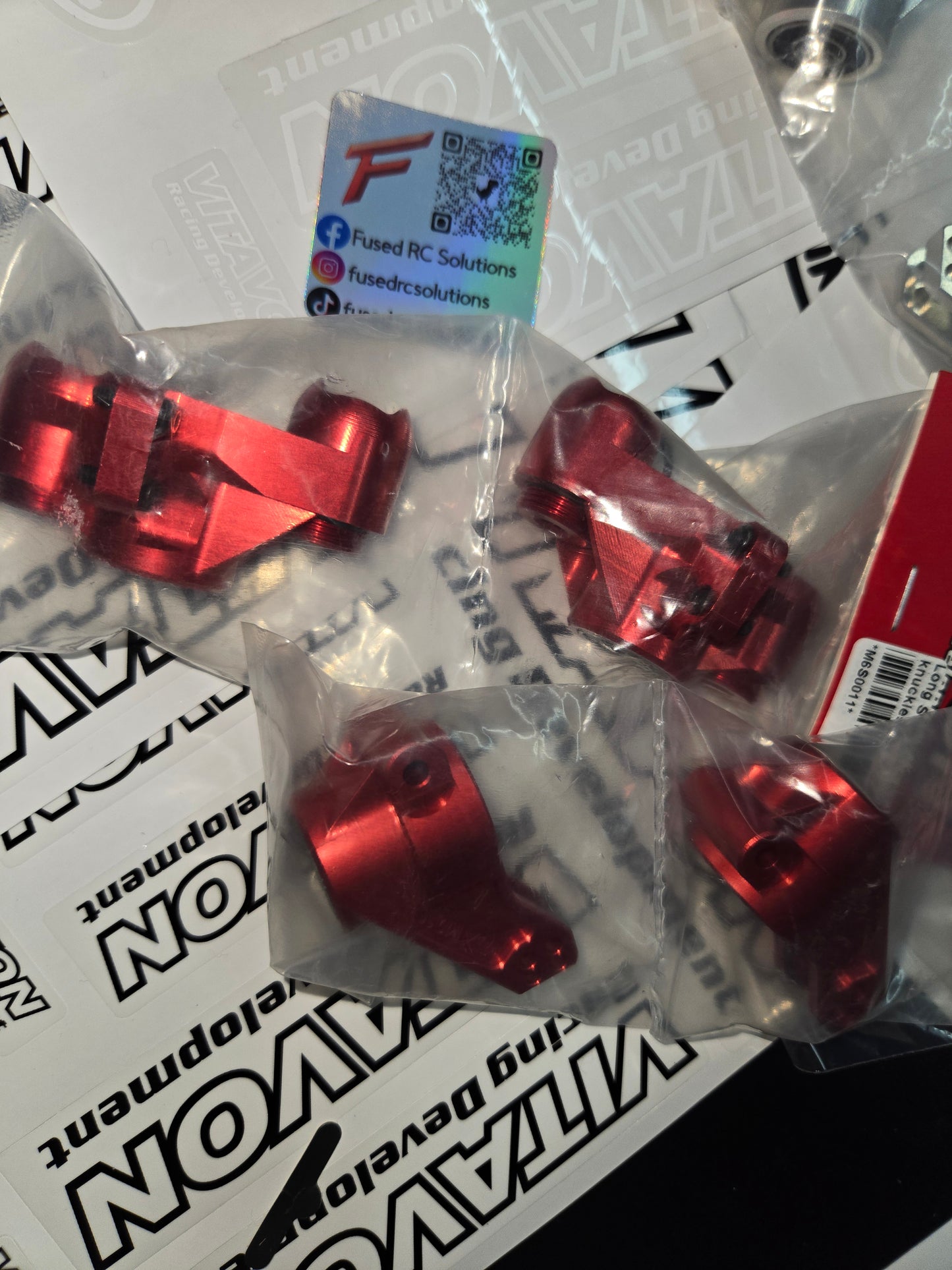 VITAVON Front & Rear Hub For Arrma Kraton, Outcast 6S, Big Rock 6S BLX Long Stub Shaft