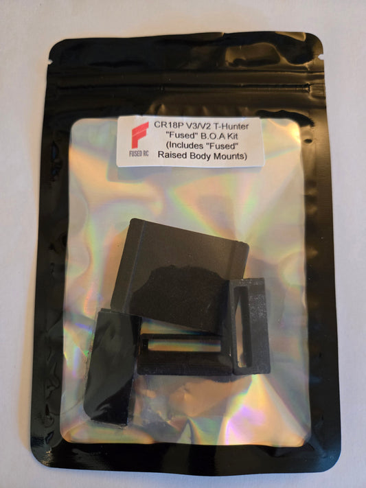 CR18P V3/V2 Trail Hunter B.O.A. (Battery Over Axle) Kit - Includes "Fused" Raised Body Mounts