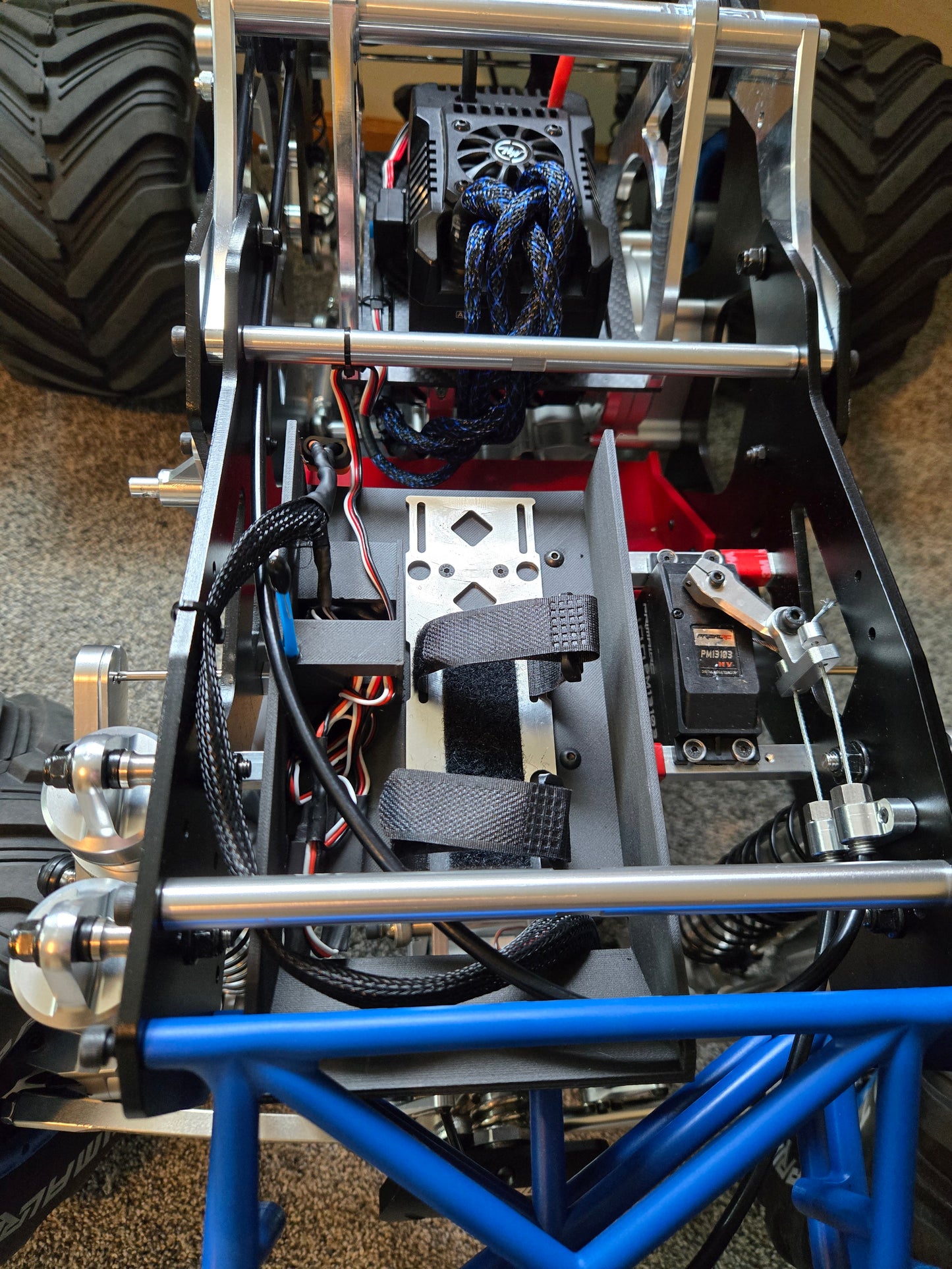 Battery and Receiver Box for Electric-converted Primals