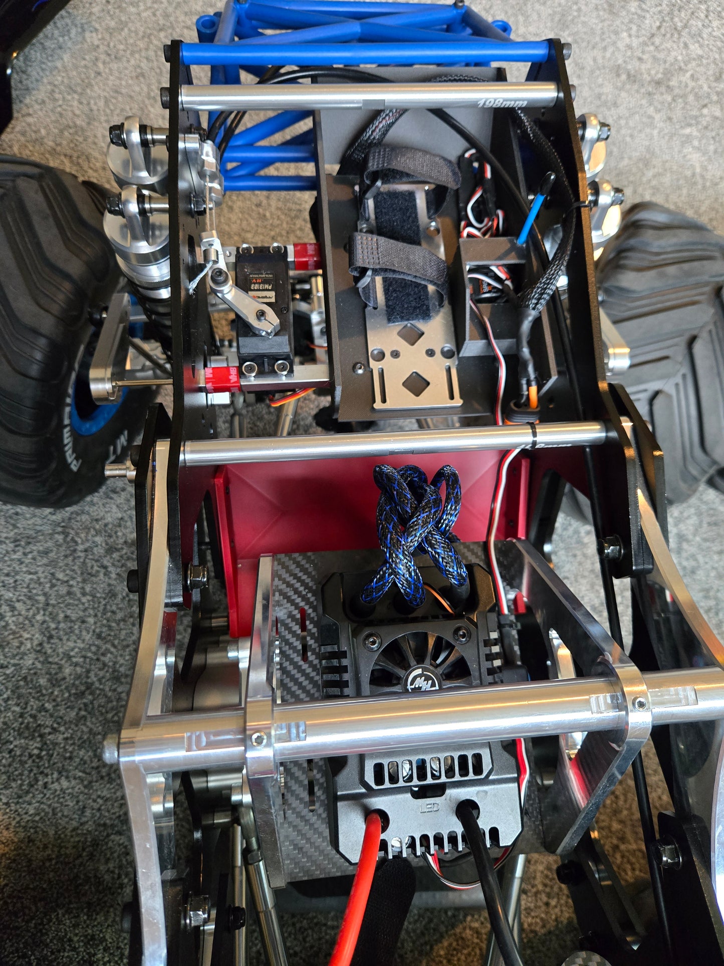 Battery and Receiver Box for Electric-converted Primals