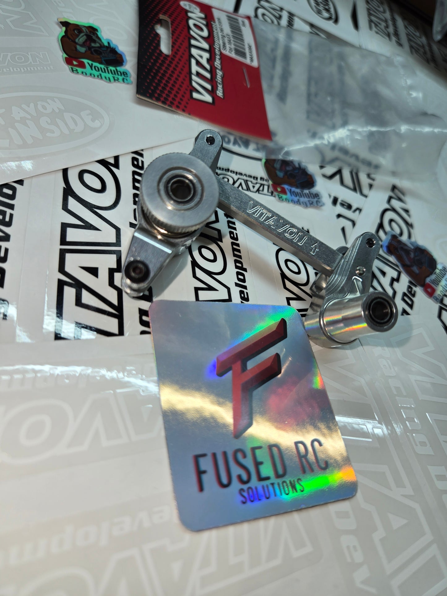 VITAVON CNC Aluminum7075 Steering bell crank for Traxxas MAXX 1/10,Traxxas MAXX/Slash - Silver