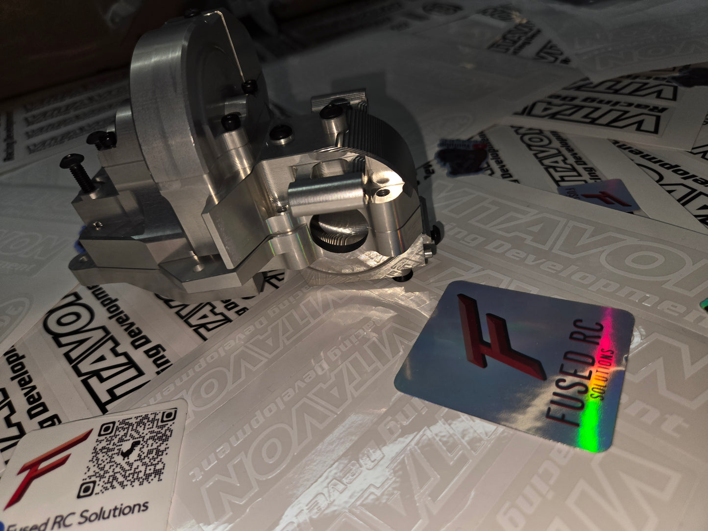 VITAVON CNC Aluminum 7075 redesigned Rear bulkhead for Traxxas MAXX 1/10, MAXX/Slash - Silver