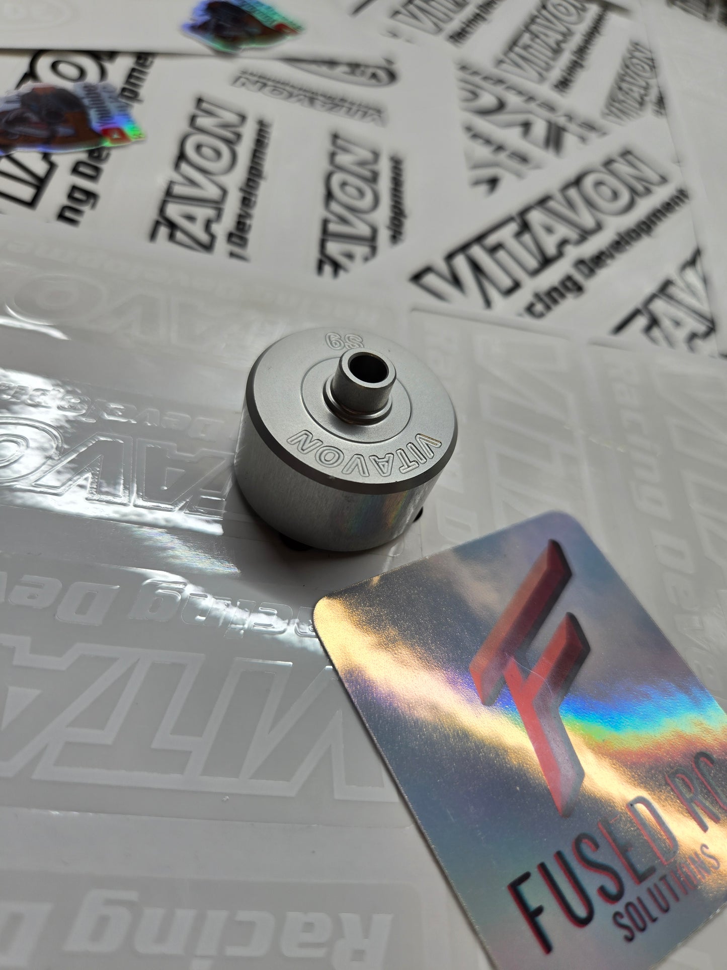 VITAVON CNC Alu 7075 diff housing 31mm for All Arrma 6S - Silver