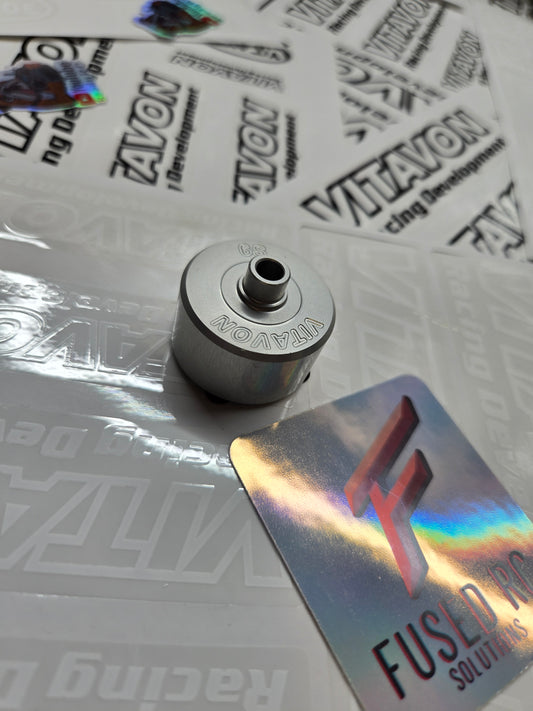VITAVON CNC Alu 7075 diff housing 31mm for All Arrma 6S - Silver