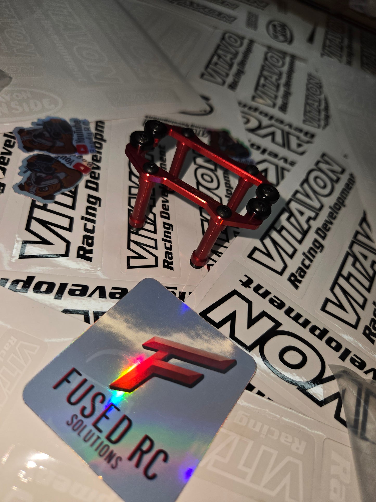 VITAVON CNC Alu7075 Servo Mount For All Arrma 6S, Mojave/ Kraton/ Typhon/ Fireteam/ Big Rock BLX