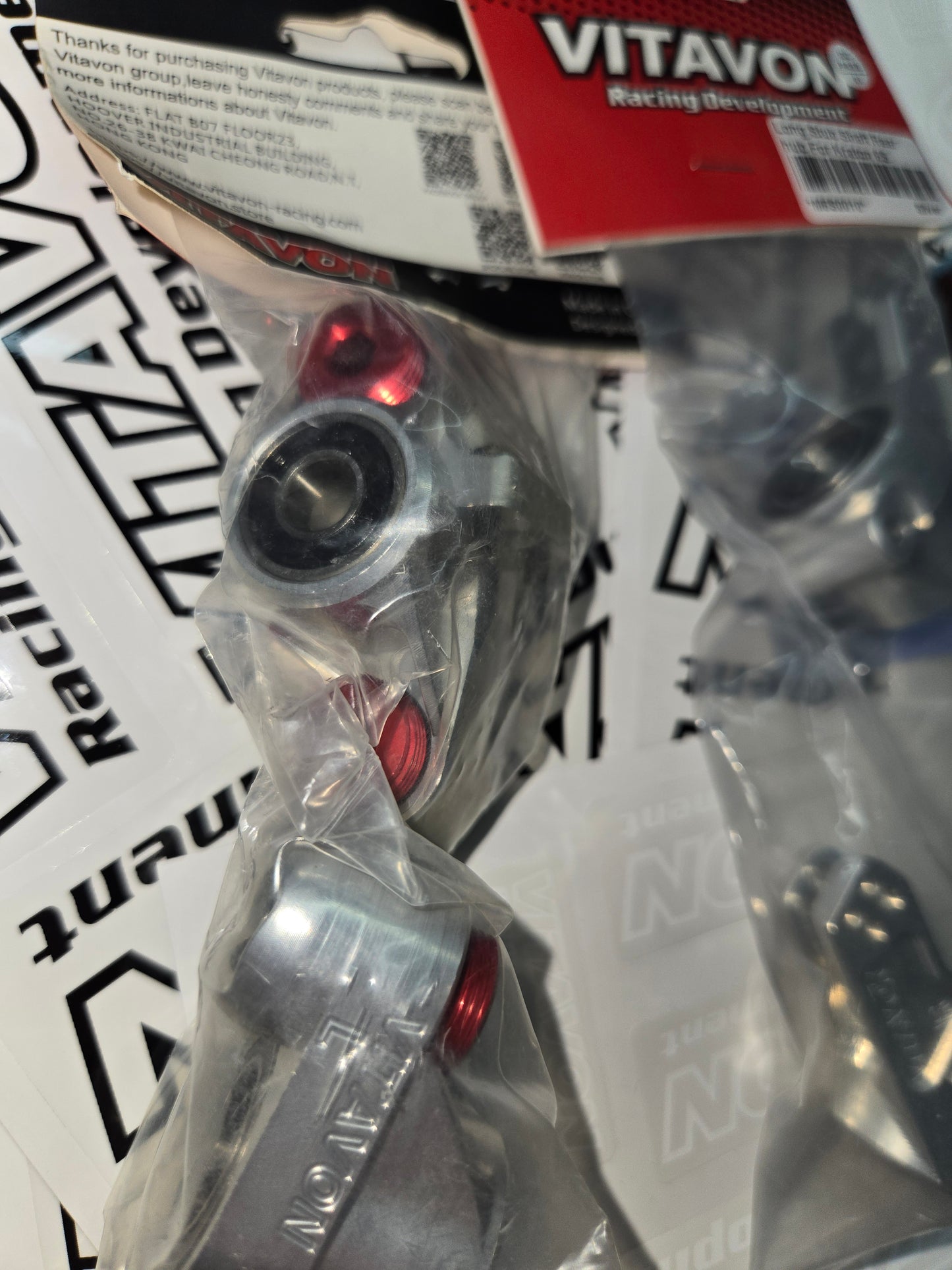 VITAVON Front & Rear Hub For Arrma Kraton, Outcast 6S, Big Rock 6S BLX Long Stub Shaft