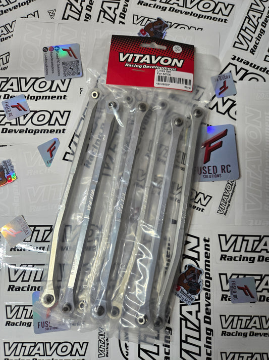 VITAVON Axial SCX6 CNC V2 High Clearance Links Set for Axial SCX6 Jeep Wrangler Trail Honcho