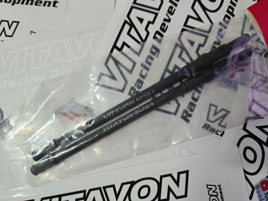 VITAVON HD #45 Steel Axle Shaft Set Rear(2) For SCX6 Stock Rear Axle housing AXI252006