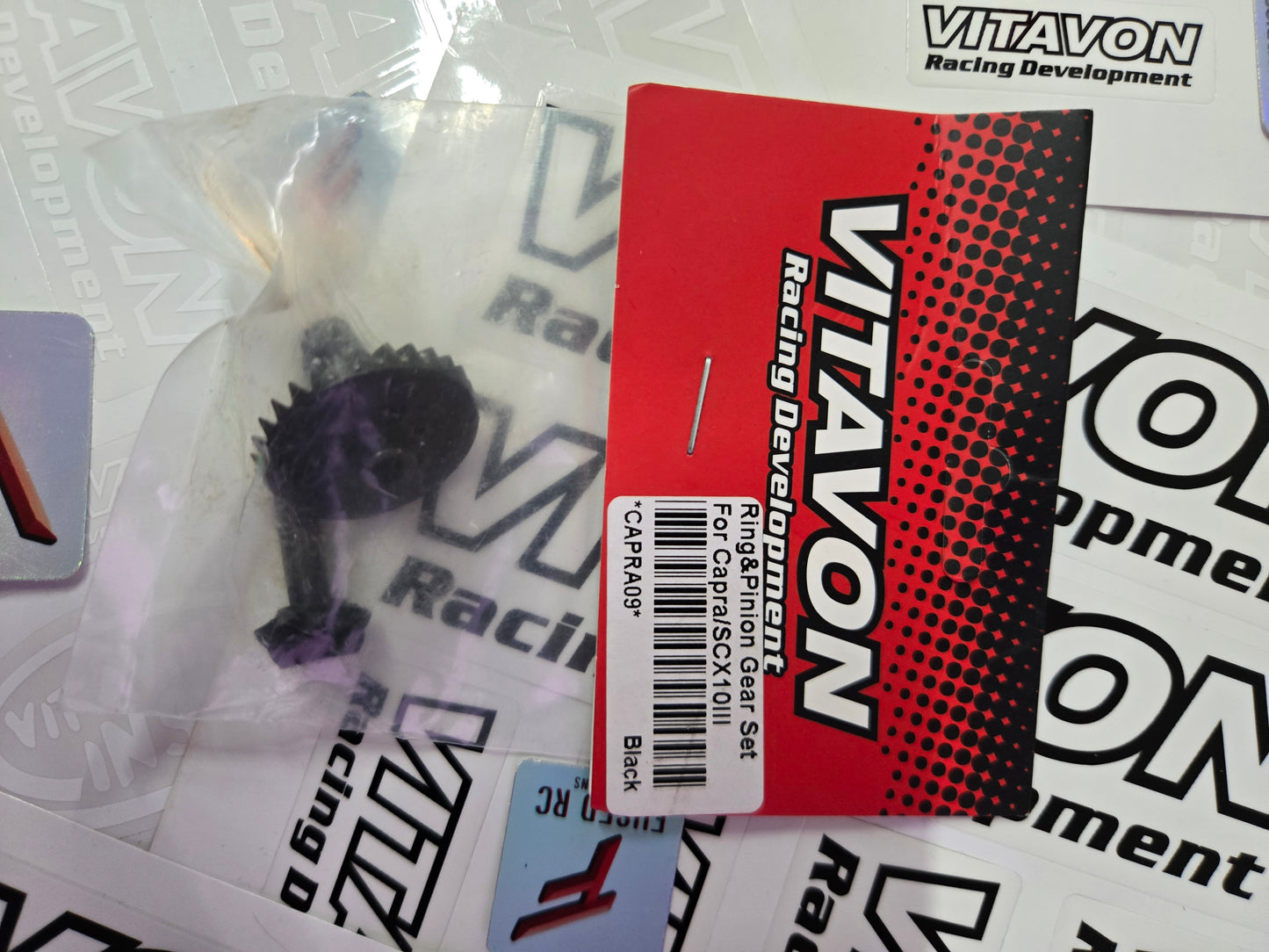 VITAVON HD Steel Front/Rear Ring & Pinion Gear for H10 Optic,  Axial Capra/SCX10 II/SCX10III/SCX10 Pro Vanquish