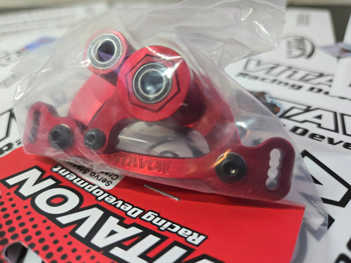 VITAVON CNC 7075 Servo Steering Bell Crank For Arrma 6S Kraton/ Mojave /Typhon/Big Rock BLX - Silver